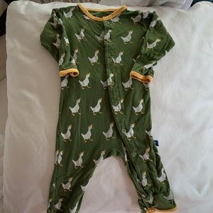 Kickee Pants jammies // size 3-6 mos